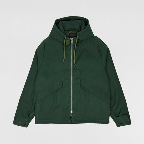 YZY SZN 3 Waxed Anorak Jacket In Military Sea