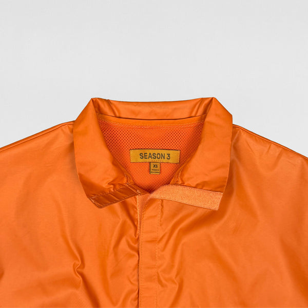 YZY SZN 3 Windbreaker In Warning Orange