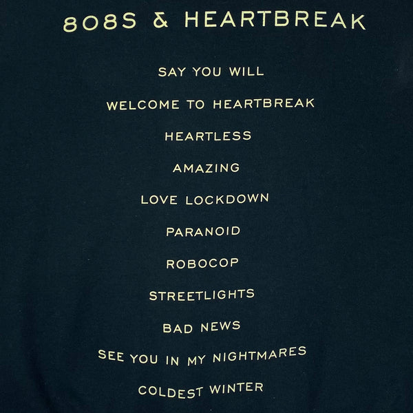 808’s & Heartbreak 2015 Hollywood Bowl Track-list Hoodie