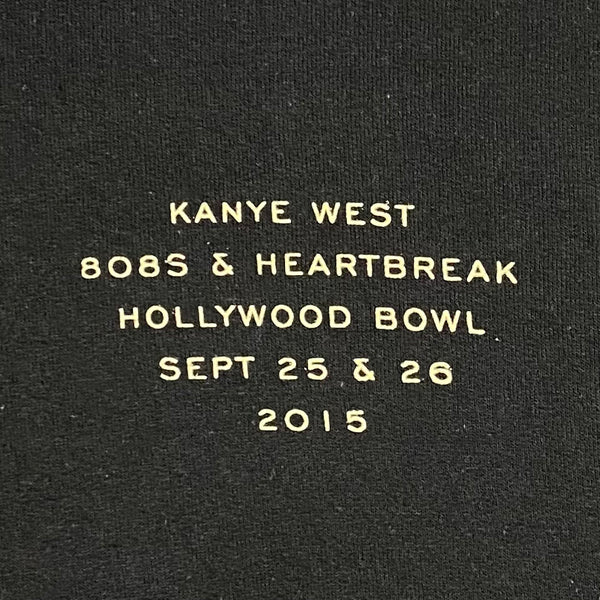 808’s & Heartbreak 2015 Hollywood Bowl Track-list Hoodie
