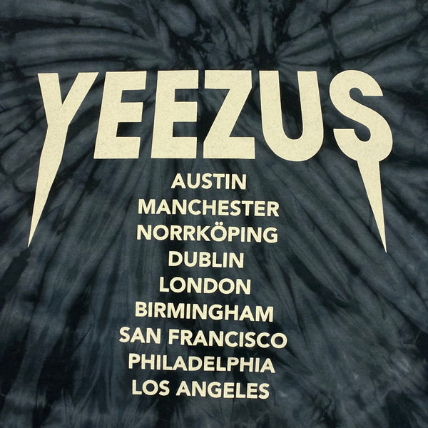 Yeezus Tour 2014 Made In America Tie Dye Tee