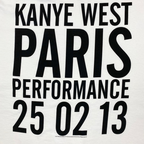 Kanye 2013 Paris Performance Tee By Virgil Abloh