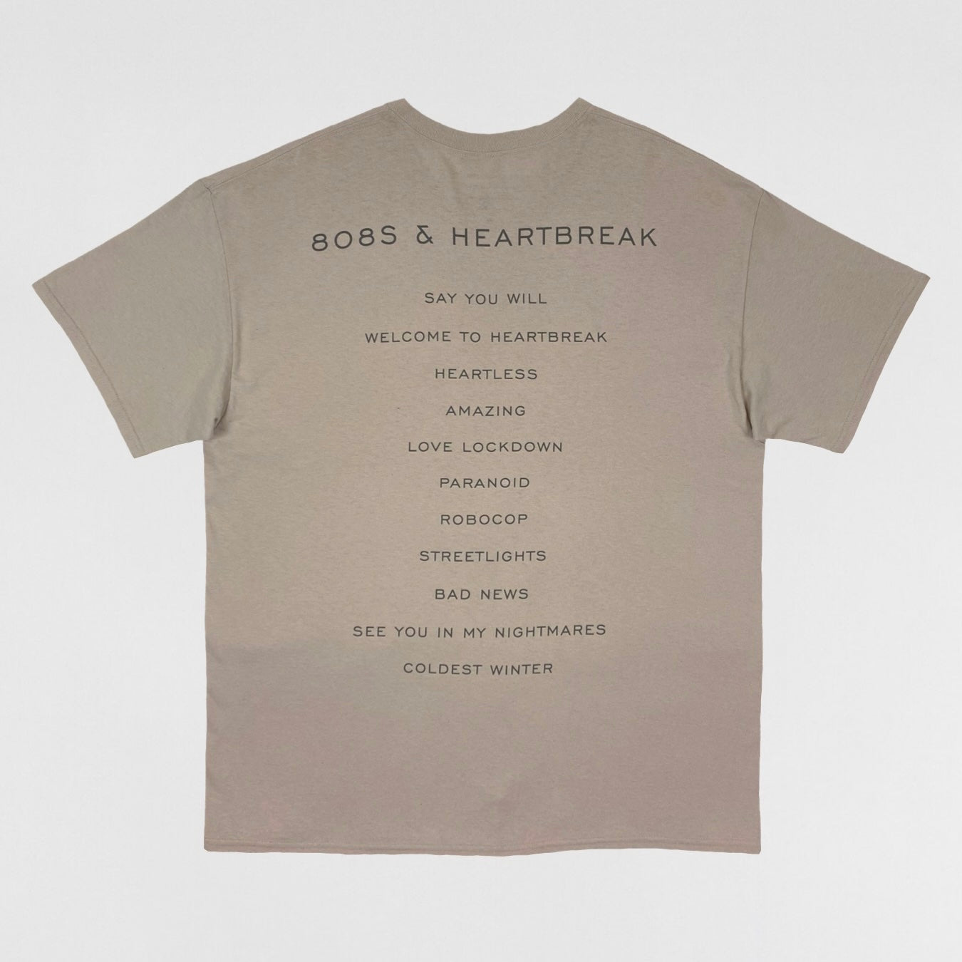 808’s & Heartbreak 2015 Hollywood Bowl Tee In Sand