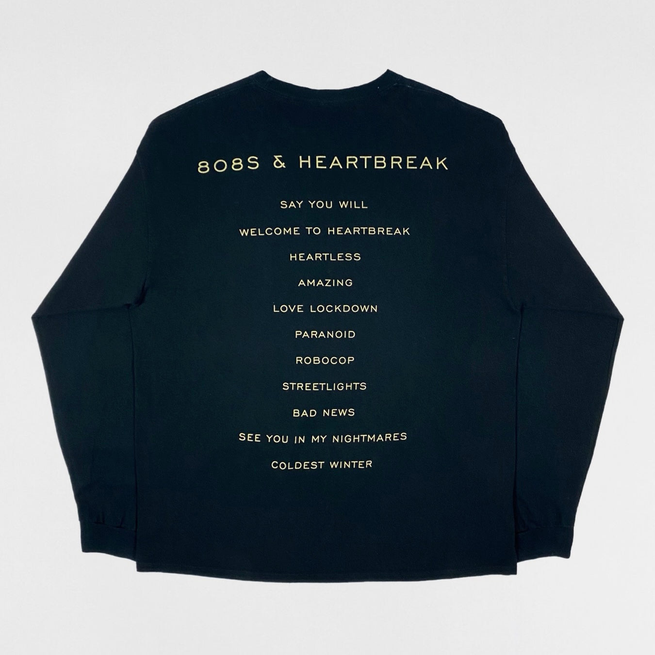808’s & Heartbreak 2015 Hollywood Bowl Long Sleeve In Black