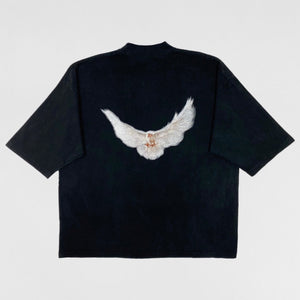 YGEBB 2022 Quarter Sleeve Dove Shirt In Black