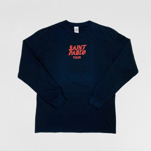 TLOP 2016 Saint Pablo Tour 'General Admission' Long Sleeve In Black