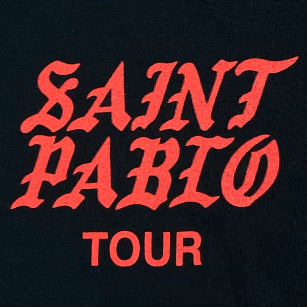 TLOP 2016 Saint Pablo Tour 'General Admission' Long Sleeve In Black