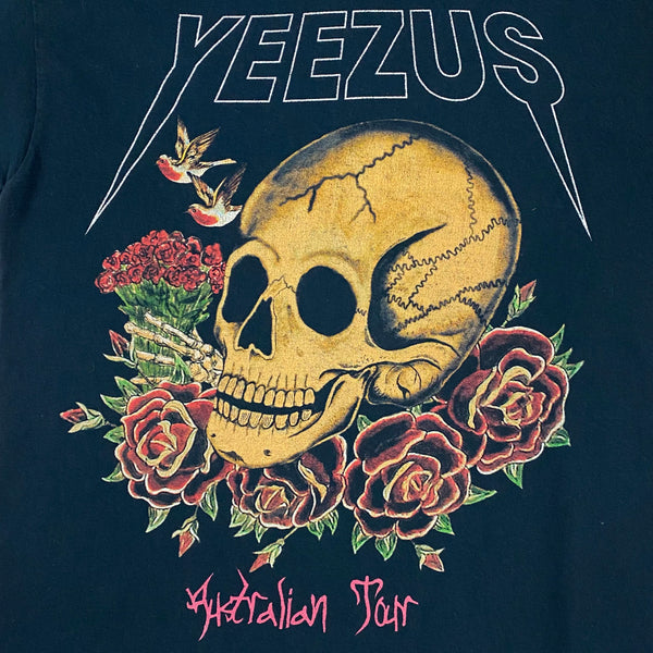 Yeezus Tour 2014 Australian Skull & Roses Tee – Paris Saint