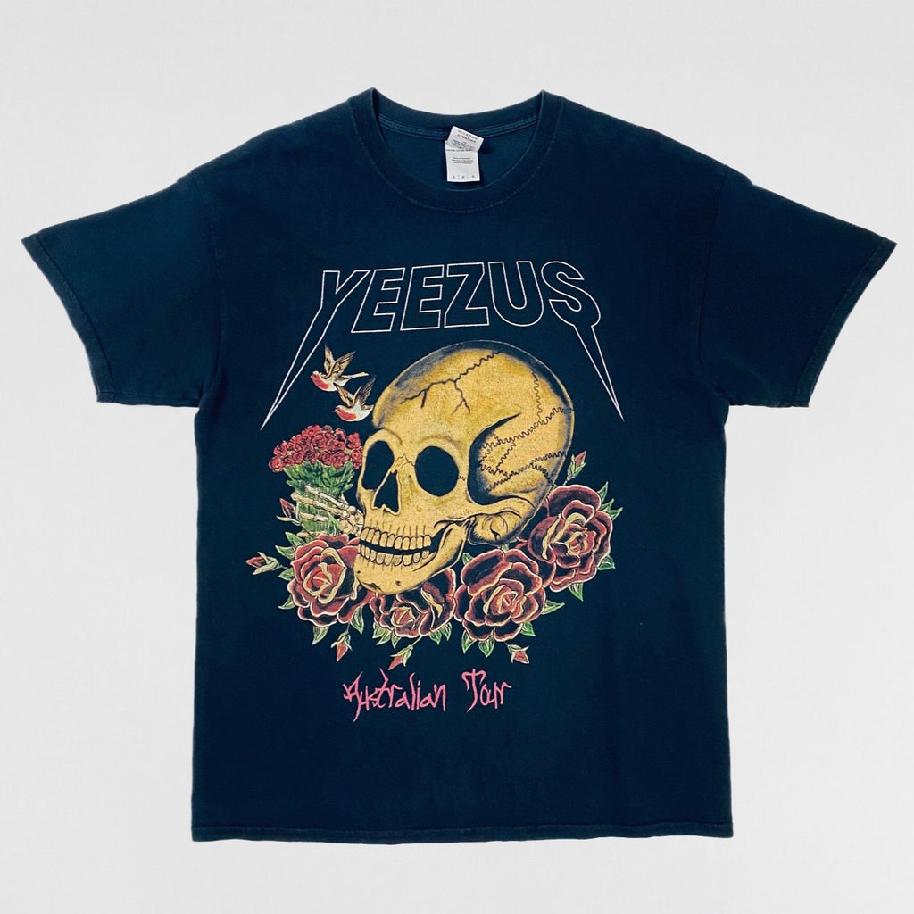 季節感秋春冬夏Yeezus Tour 2014 Australian Skull Roses