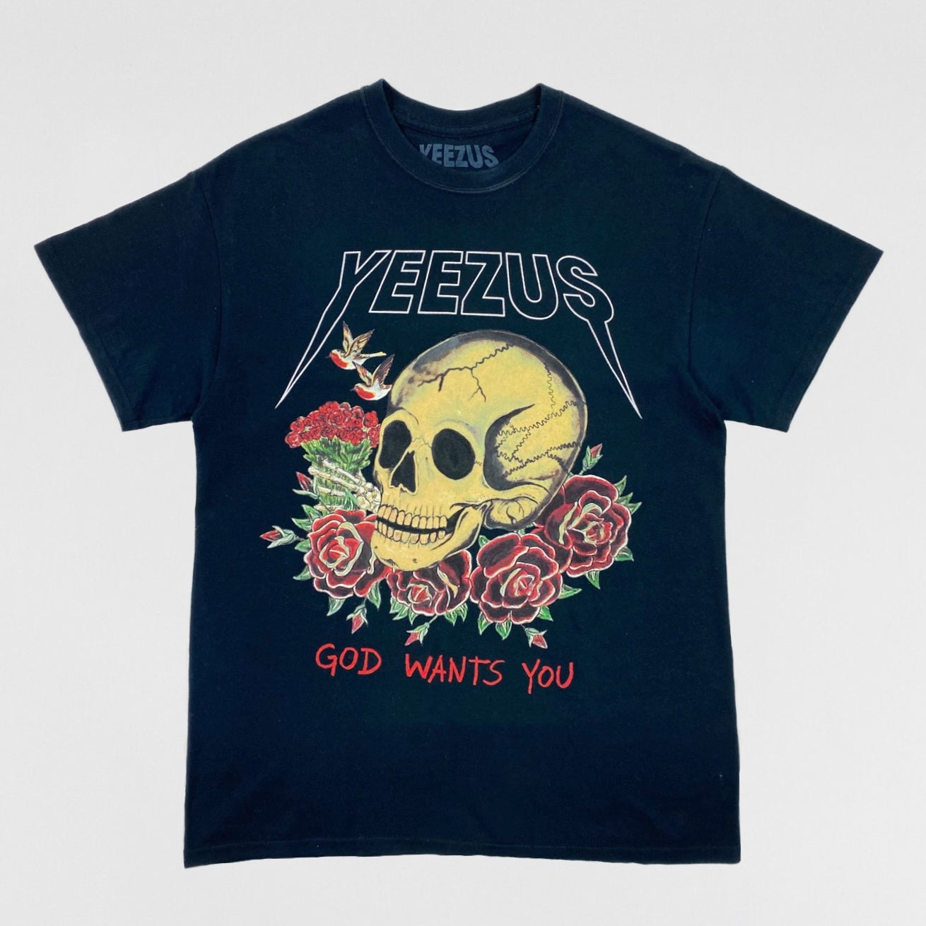 Yeezus Tour 2013 OG Skull & Roses