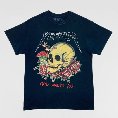 Yeezus Tour 2013 OG Skull & Roses Tee