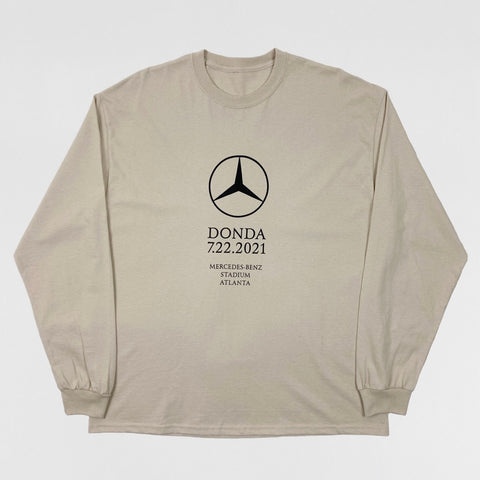 Donda 2021 Mercedes Benz LP Long Sleeve In Tan