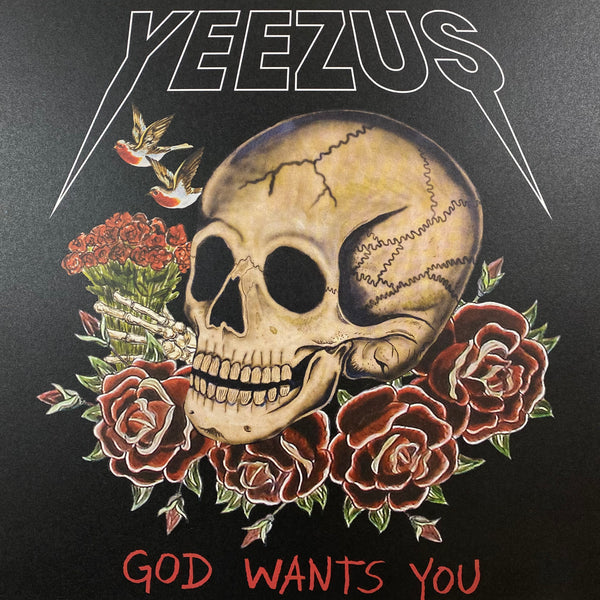 Yeezus Tour 2013 VIP Poster By Wes Lang