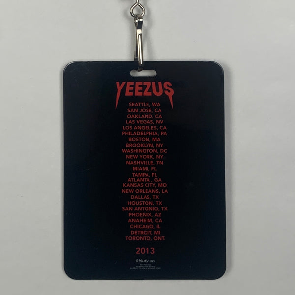 Yeezus Tour 2013 VIP Lanyard Pass