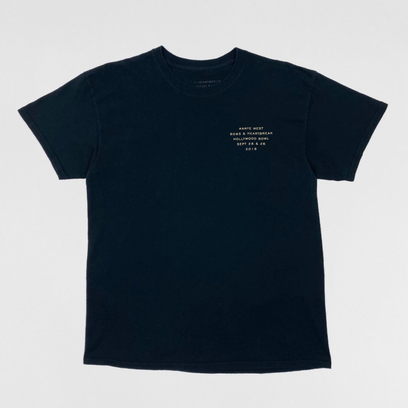 808’s & Heartbreak 2015 Hollywood Bowl Black Tee
