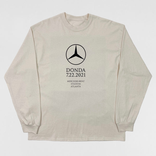 Donda 2021 Mercedes Benz LP Long Sleeve In Cream