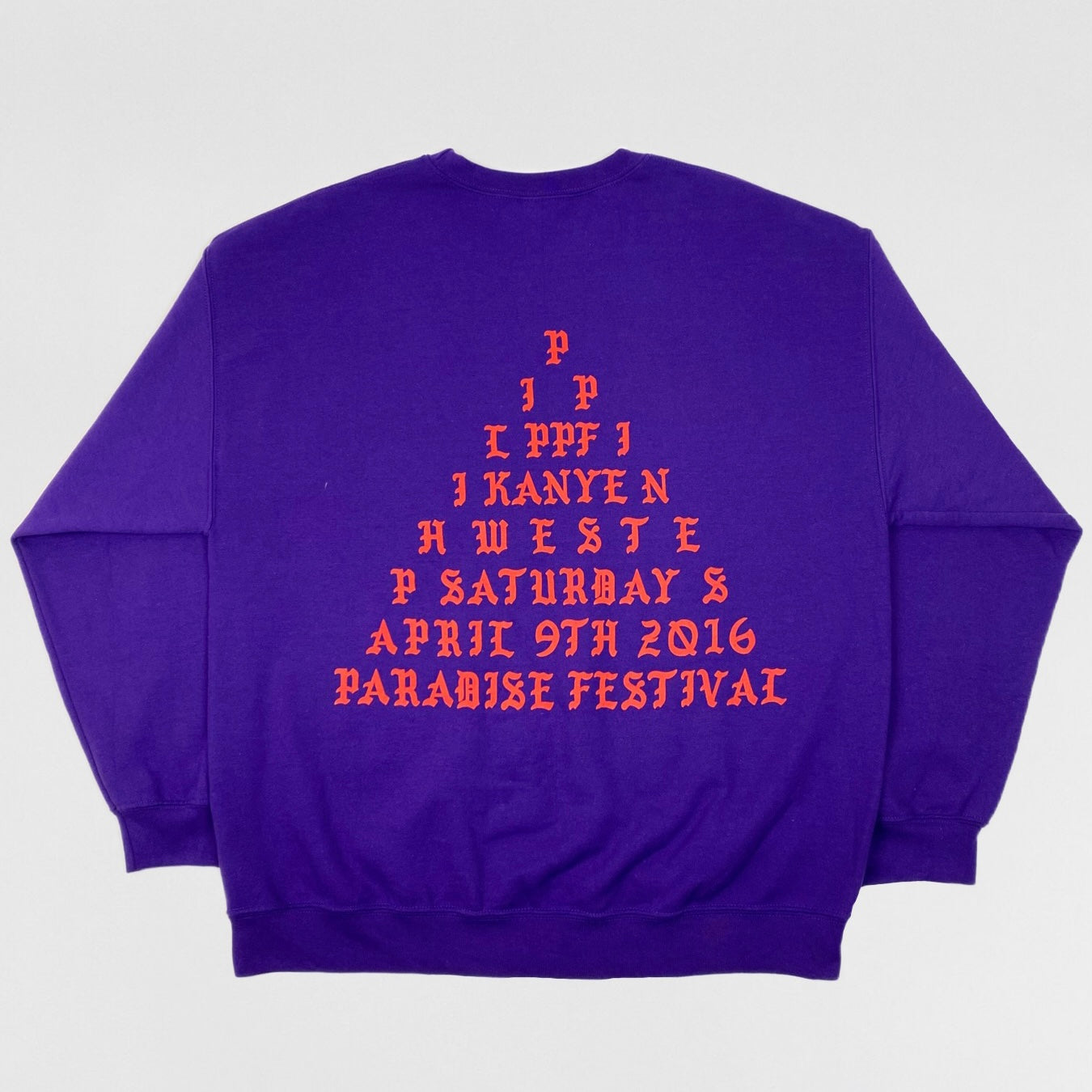 TLOP 2016 Paradise Fesitval ‘I Feel Like Pablo’ Crewneck Sweater