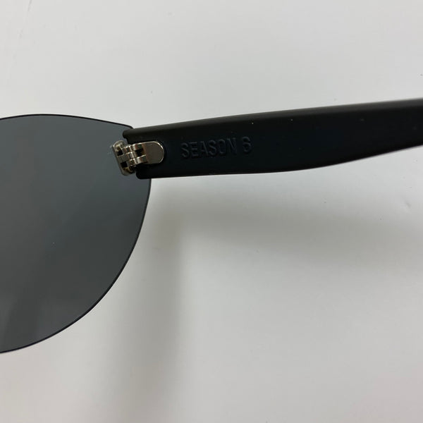 YZY SZN 6 Graphite Oval Sunglasses