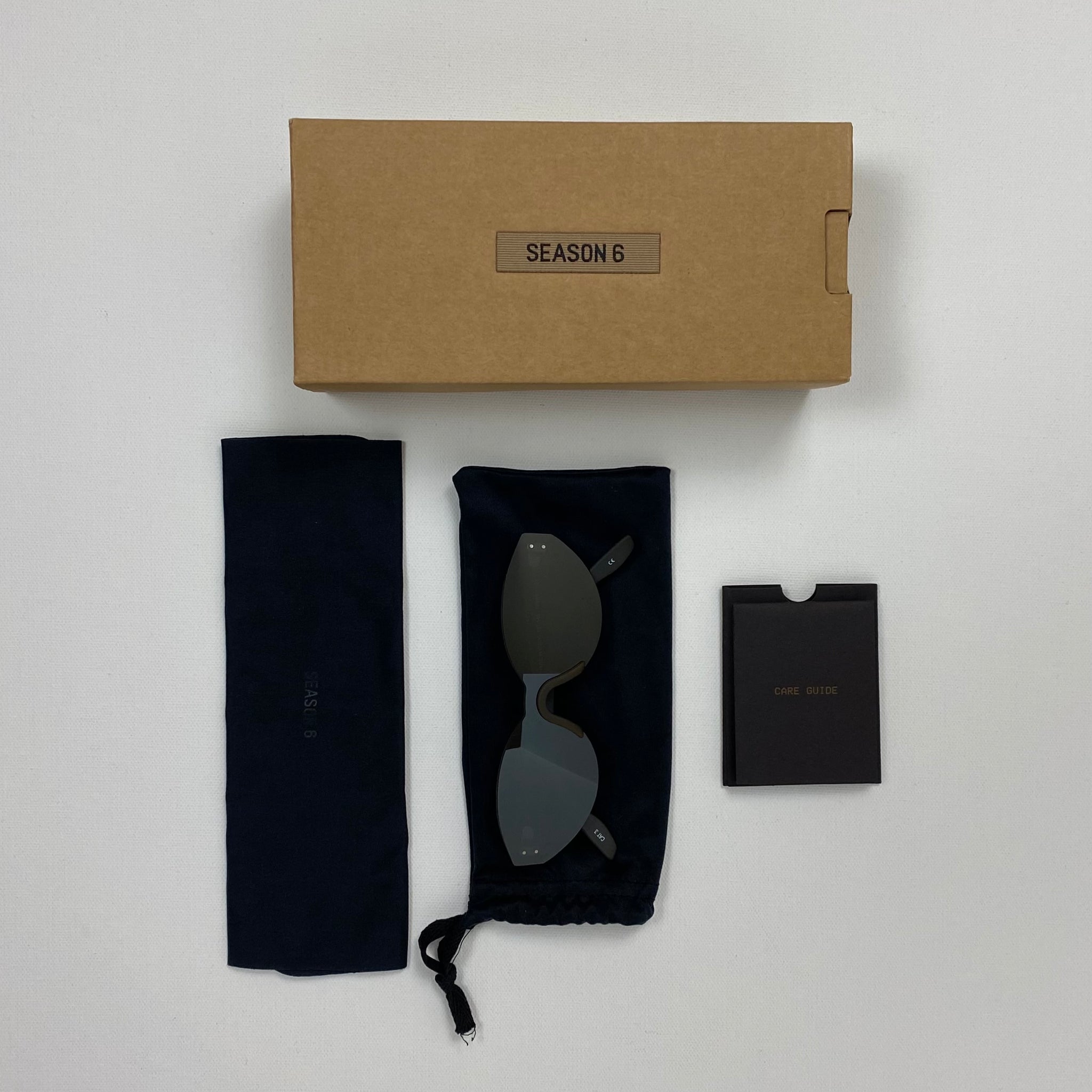 YZY SZN 6 Graphite Oval Sunglasses