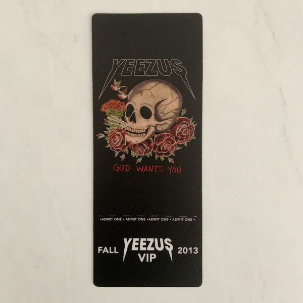 Yeezus Tour 2013 VIP Pass